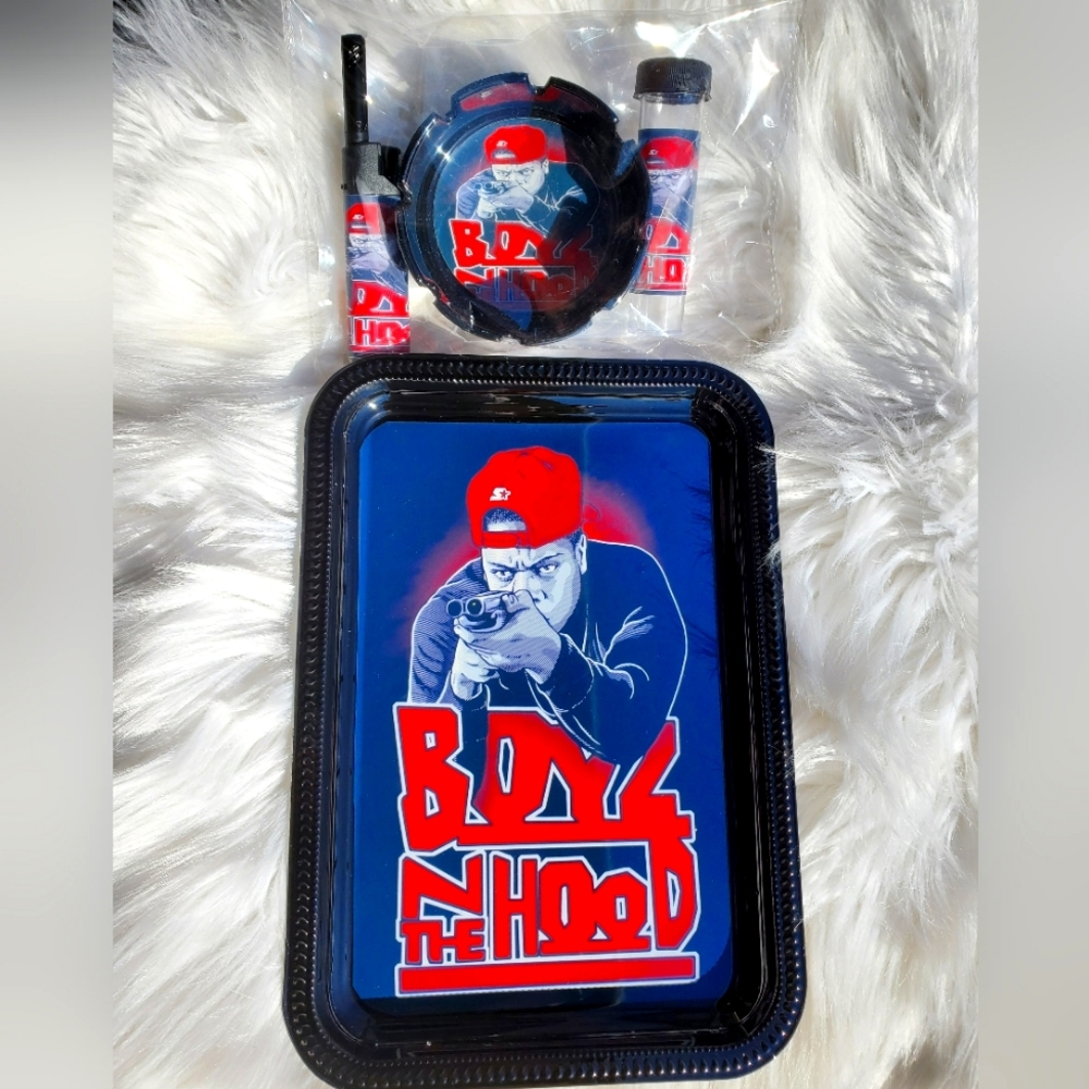 Rolling tray set with name personalized